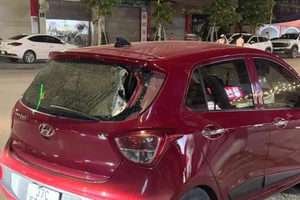 Thông tin mới vụ cô gái ném đá cây ATM và xe ô tô ở Nghệ An