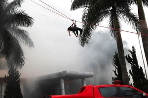 Lâm Đồng: 350 cán bộ chiến sĩ tham gia diễn tập PCCC 