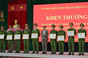 2 tập thể, 25 cá nhân Công an TP Đà Lạt được khen thưởng