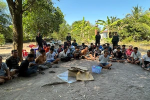 Tây Ninh: 33 người đá gà bị công an bắt giữ