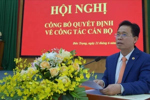 Phó Ban Tuyên giáo Tỉnh ủy Lâm Đồng làm Bí thư huyện Đức Trọng 