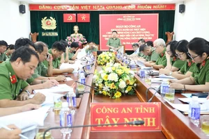Công an tỉnh Tây Ninh góp phần xây dựng nông thôn mới