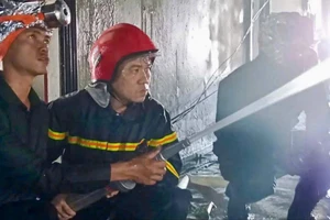 Công an Campuchia cảm ơn Công an tỉnh Tây Ninh hỗ trợ chữa cháy casino