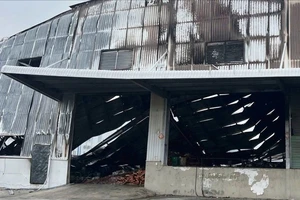 Cháy nhà xưởng ở Tây Ninh, thiệt hại 9 tỉ đồng