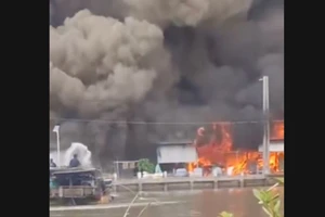 56 ki ốt bị thiêu rụi trong vụ đốt nhà gây cháy tại chợ Thanh Tùng ở Cà Mau