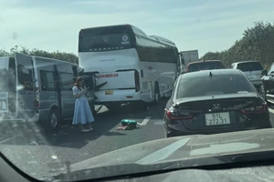 Tai nạn liên hoàn trên cao tốc Phan Thiết - Dầu Giây