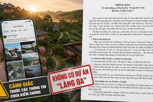 Chính quyền xã Bảo Lâm 3 khẳng định không có dự án Làng Oa trên địa bàn 