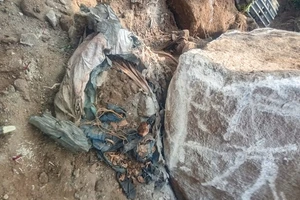 Phát hiện hài cốt liệt sĩ cùng nhiều di vật khi đào đất làm đường