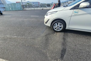 Dự án nút giao thông Ngọc Hồi TP Nha Trang mới sử dụng đã sụt lún