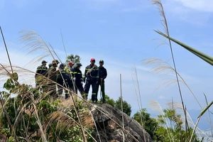Tìm thấy thi thể nghi là người mất tích khi leo núi Hoàng Ngưu Sơn