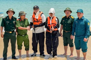 Kịp thời cứu 2 du khách TP.HCM bị lạc khi khám phá Mũi Đôi