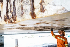 Gầm cầu Trần Phú ở Nha Trang đầy vết nứt, lộ sắt thép hoen gỉ 