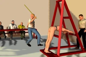 Minh họa hình phạt roi ở Singapore. Ảnh: INTERNET