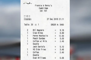 Bi hài chuyện nhận án tù vì 'xù' tiền ăn tối 