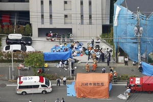 Tấn công bằng dao khiến 3 chết, 19 bị thương tại Nhật