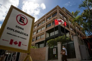 Đại sứ quán Canada ở Caracas, Venezuela năm 2017. Ảnh: EPA