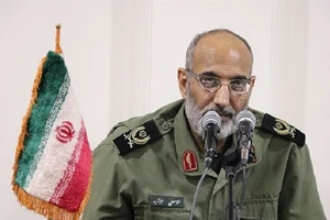 Thiếu tướng Gholamali Abuhamzeh - chỉ huy Quân đoàn Vệ binh Cách mạng Hồi giáo tỉnh Kerman. Ảnh: TASNIM