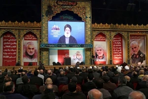 Lãnh đạo phong trào Hezbollah kêu gọi các đồng minh của Iran trả thù cho cái chết của Tướng Soleimani. Ảnh: AP