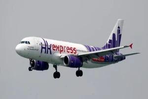 Máy bay của hãng hàng không Hong Kong Express. Ảnh: AFP