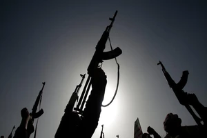 Phiến quân Houthi ở Yemen. Ảnh: AP