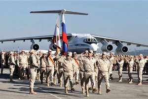 Căn cứ không quân Hmeimim của Nga ở Syria bị tấn công ngày 19-1. Ảnh: RUSSIAN MILITARY