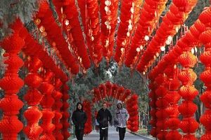 Các hoạt động đầu năm mới tại Trung Quốc đều bị hủy bỏ và đóng cửa. Ảnh: EPA