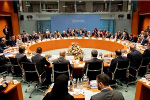 Hội nghị thượng đỉnh Libya tại Berlin (Đức) ngày 19-1. Ảnh: REUTERS