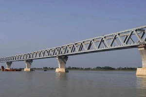 Dự án cầu qua sông Padma tại Bangladesh. Ảnh: GETTY IMAGES