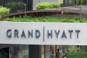 Khách sạn tại Singapore, nơi người đàn ông quốc tịch Anh dự hội nghị và được cho là bị lây nhiễm nCoV. Ảnh: AP