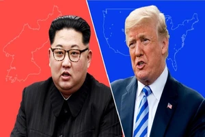 Nhà lãnh đạo Triều Tiên Kim Jong-un và Tổng thống Mỹ Donald Trump. Ảnh: CNN