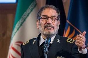 Thư ký Hội đồng An ninh quốc gia tối cao Iran - Đô đốc Ali Shamkhani. Ảnh: AFP