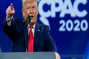 Tổng thống Mỹ Donald Trump phát biểu tại Hội nghị Hành động Chính trị Bảo thủ (CPAC) ngày 29-2. Ảnh: AP