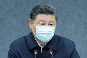 Chủ tịch Trung Quốc Tập Cận Binh lần đầu tiên đến thăm tâm dịch Vũ Hán. Ảnh: SCMP