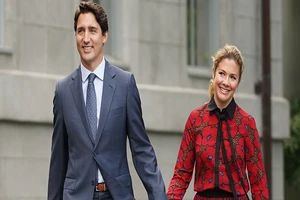 Thủ tướng Canada Justin Trudeau và Phu nhân Sophie Grégoire Trudeau. Ảnh: GETTY IMAGES