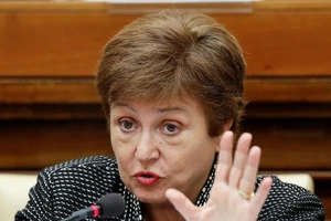 Bà Kristalina Georgieva, Giám đốc Điều hành Quỹ Tiền tệ quốc tế. Ảnh: REUTERS