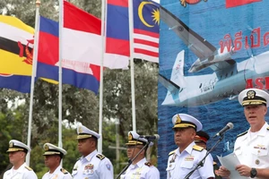 Lễ khai mạc tập trận chung Mỹ-ASEAN hồi tháng 9-2019. Ảnh: REUTERS