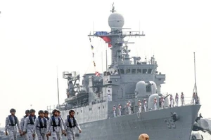 Tàu hộ tống BRP Conrado Yap của hải quân Philippines. Ảnh: PHILSTAR