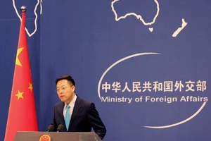 Người phát ngôn Bộ Ngoại giao Trung Quốc Triệu Lập Kiên. Ảnh: CNBC