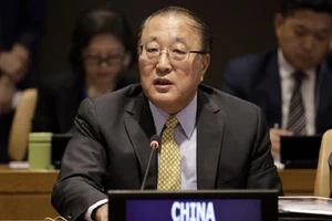 Đại sứ Trung Quốc tại Liên Hợp Quốc Trương Quân. Ảnh: TÂN HOA XÃ