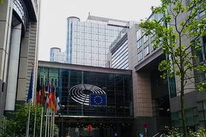 Trụ sở Nghị viện châu Âu tại Brussels (Bỉ). Ảnh: BRUSSELS EXPRESS