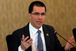 Ngoại trưởng Venezuela Jorge Arreaza. Ảnh: REUTERS