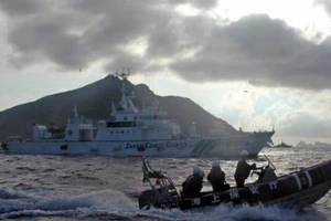 Nhật chỉ trích các hoạt động của Trung Quốc gần các đảo nhỏ ở biển Hoa Đông. Ảnh: EMILY WANG/AP