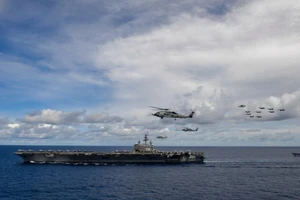 Lực lượng hải quân của Mỹ tại biển Đông. Ảnh: WAR ON THE ROCK