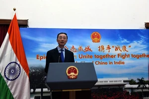 Ông Tôn Vệ Đông, Đại sứ Trung Quốc tại Ấn Độ. Ảnh: IANS