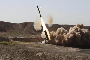 Tên lửa Katyusha. Ảnh: AMN