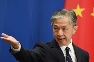 Phát ngôn viên Bộ Ngoại giao Trung Quốc Uông Văn Bân. Ảnh: AFP