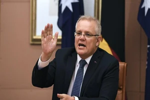 Thủ tướng Úc Scott Morrison. Ảnh: AP 