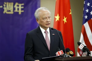 Đại sứ Trung Quốc tại Mỹ Thôi Thiên Khải. Ảnh: TÂN HOA XÃ