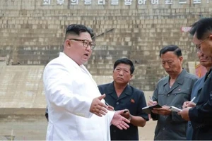 Nhà lãnh đạo Kim Jong-un. Ảnh: Korean Central News Agency