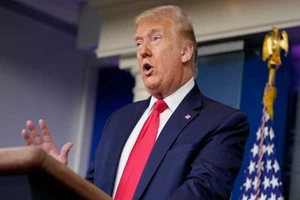 Tổng thổng Donald Trump. Ảnh: Evan Vucci/AP.